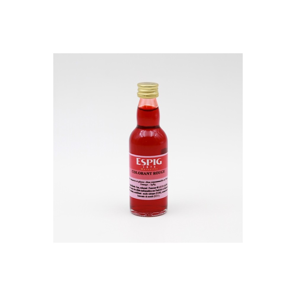 Colorant rouge (红色素) ESPIG - Épicerie sucrée et salée, Farines, Aides  culinaires - Tang Frères